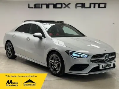 Used Mercedes CLA180 AMG Line Premium Plus 136 HP (100 kW) 2022 White Sedan