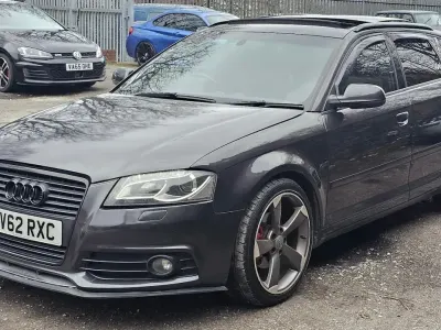 Begagnad Audi A3 Black Edition 180 HK (132 kW) 2012 Grå Halvkombi