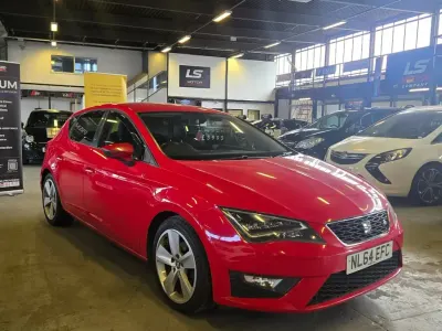 Used Seat Leon FR 150 HP (110 kW) 2014 Red Hatchback