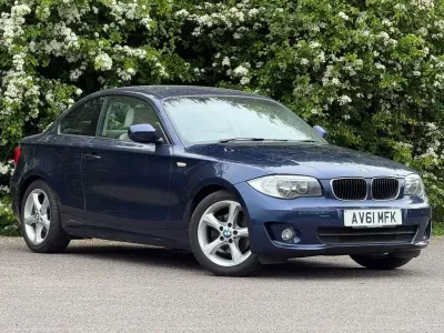 Begagnad BMW 120 Coupé Comfort Edition 170 HK (125 kW) 2011 Blå Sportkupé