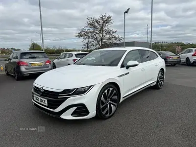 Used VW Arteon R-line 2021 White Estate