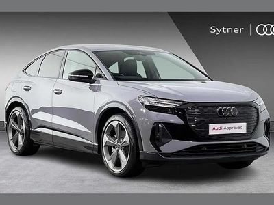 Grey Used 2023 Audi Q4 Sportback e-tron Black Edition SUV | £30,750 (Expensive)