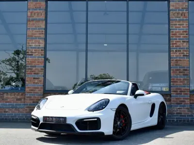 Used Porsche Boxster 330 HP (242 kW) 2015 White Cabriolet