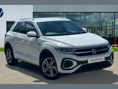 Used VW T-Roc R-line 150 HP (110 kW) 2022 White SUV