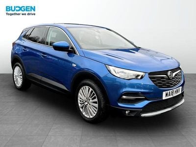 Used Vauxhall Grandland X S 130 HP (95 kW) 2018 Blue SUV