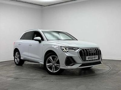 Used Audi Q3 S-Line 230 HP (169 kW) 2018 Glacier white, metallic SUV