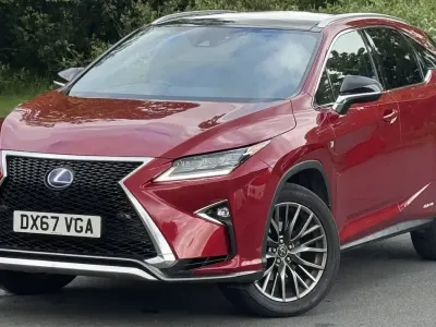 Used Lexus RX450h Sport Line 313 HP (230 kW) 2017 Red SUV