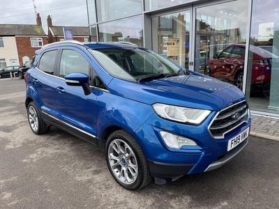 Blue Used 2019 Ford Ecosport Titanium SUV | £11,495 (Fair price)