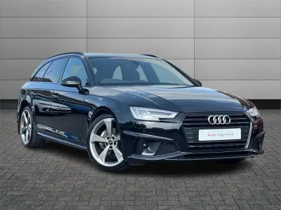 Used Audi A4 Black Edition 187 HP (137 kW) 2019 Black Estate