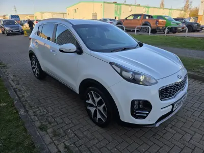 Używany Kia Sportage GT-Line 115 KM (84 kW) 2018 Biały SUV