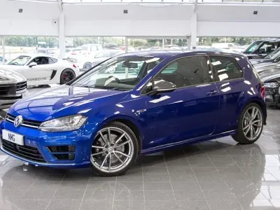Used VW Golf VII R 300 HP (220 kW) 2015 Blue Hatchback