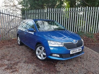 Blue Used 2019 Skoda Fabia SE L Hatchback | £9,498 (Fair price)