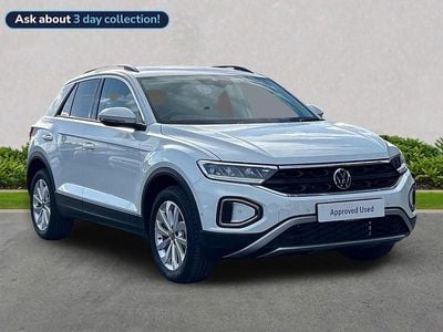 White New 2025 VW T-Roc Match SUV | £25,792 (Super price)