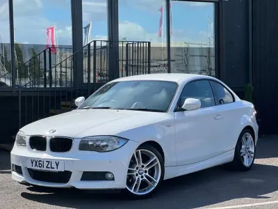 Used BMW 120 Coupé M Sport 177 HP (130 kW) 2011 White Coupe