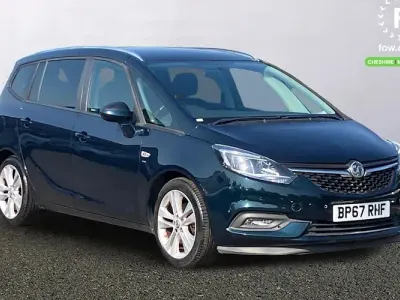 Used Vauxhall Zafira Tourer SRi 140 HP (102 kW) 2018 Green MPV