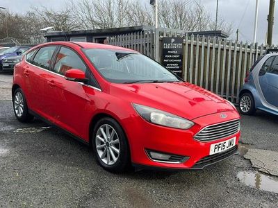 Used Ford Focus Titanium 2015 Red Hatchback