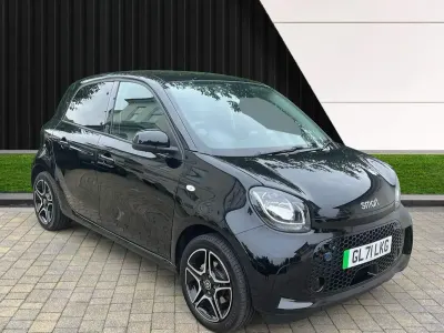 Used Smart ForFour Electric Drive Premium 60 kW (82 HP) 2021 Black Hatchback