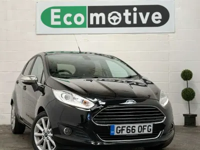 Used Ford Fiesta Titanium 100 HP (73 kW) 2016 Black Hatchback