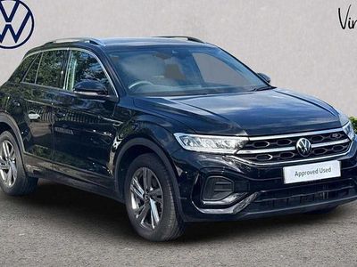 Black Used 2024 VW T-Roc R-line SUV | £23,127 (Fair price)