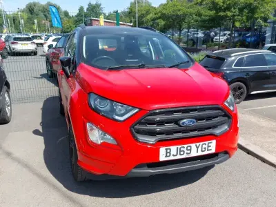 Used Ford Ecosport ST-Line 125 HP (91 kW) 2019 Red SUV