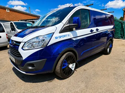 Used Ford Transit Custom Limited 155 HP (114 kW) 2015 Blue Van