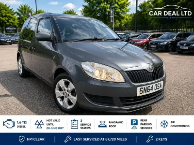 Used Skoda Roomster SE 105 HP (77 kW) 2014 Grey MPV