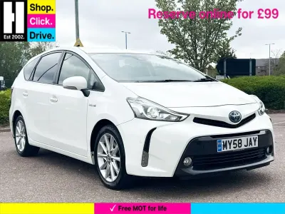 Used Toyota Prius+ Plus 136 HP (100 kW) 2019 White MPV