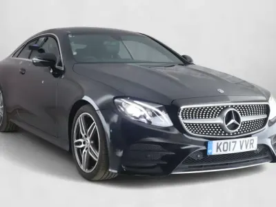 Used Mercedes E220 AMG line 2017 Black Coupe