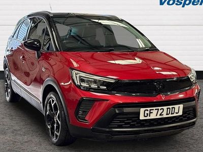 Used Vauxhall Crossland Ultimate 110 HP (80 kW) 2022 Red SUV