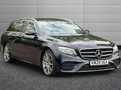 Używany Mercedes E350 AMG line 286 KM (210 kW) 2020 Niebieski Kombi