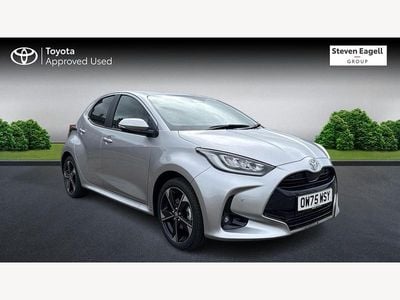 New Toyota Yaris Hybrid 2025 Silver Hatchback
