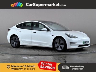 White Used 2021 Tesla Model 3 Long Range AWD Sedan | £18,476 (Fair price)