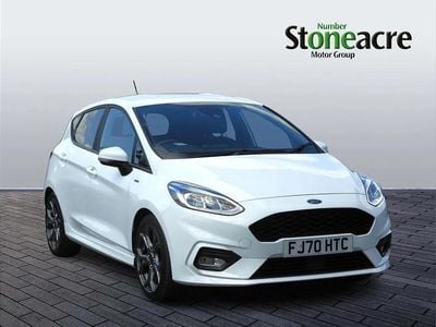 Begagnad Ford Fiesta ST-Line 123 HK (90 kW) 2020 Vit Halvkombi