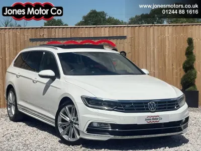 Used VW Passat R-line 220 HP (161 kW) 2017 White Estate