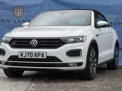 Used VW T-Roc Cabriolet R-line 150 HP (110 kW) 2021 White Cabriolet