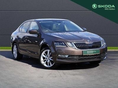 Used Skoda Octavia SE L 150 HP (110 kW) 2018 Maple brown metallic Hatchback