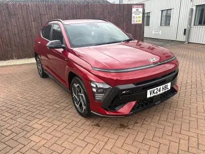 Second-hand Hyundai Kona N Line 198 CP (145 kW) 2024 Roșu SUV