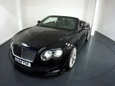 Used Bentley Continental GT Convertible 625 HP (459 kW) 2015 Onyx black Cabriolet