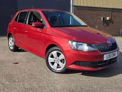 Used Skoda Fabia SE 90 HP (66 kW) 2017 Red Hatchback