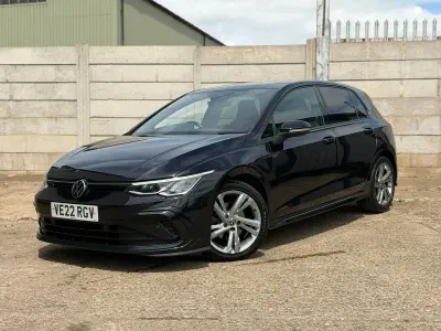 Used VW Golf VIII R-line 130 HP (95 kW) 2022 Black Hatchback