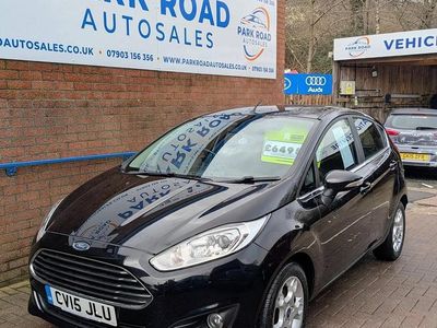 Used Ford Fiesta Zetec 2015 Black Hatchback