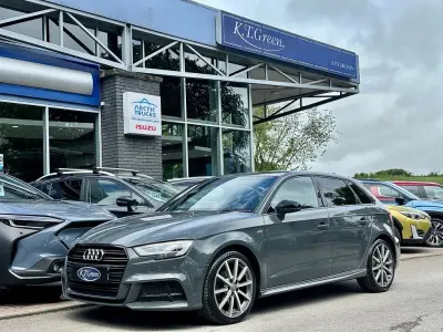 Used Audi A3 Sportback Black Edition 150 HP (110 kW) 2019 Grey Hatchback