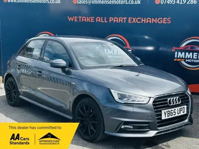 Used Audi A1 S-Line 116 HP (85 kW) 2016 Grey Hatchback