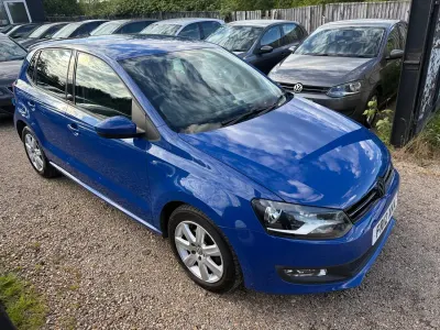 Used VW Polo Match 60 HP (44 kW) 2012 Blue Hatchback