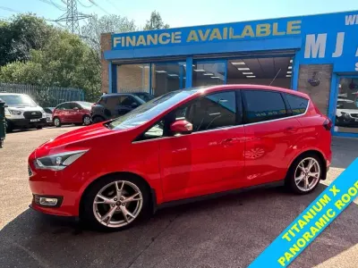 Used Ford C-MAX Titanium X 120 HP (88 kW) 2016 Red MPV