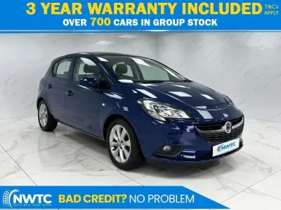 Używany Vauxhall Corsa S 90 KM (66 kW) 2018 Niebieski Hatchback