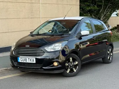 Used Ford Ka Plus Zetec 85 HP (62 kW) 2018 Black Hatchback
