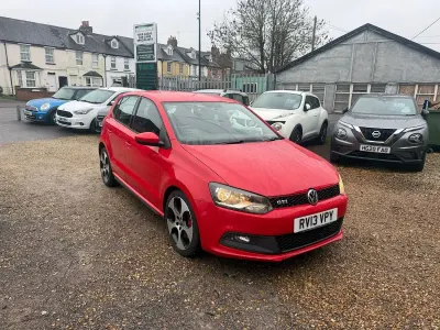 Begagnad VW Polo GTI 180 HK (132 kW) 2013 Röd Halvkombi