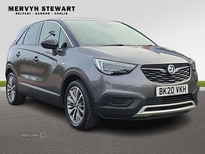 Used Vauxhall Crossland X SRi 83 HP (61 kW) 2020 Grey SUV
