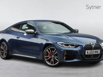 Used BMW M440 M Sport 369 HP (271 kW) 2022 Blue Sedan